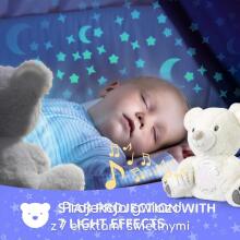 WOOPIE BABY Plīša Lācis ar Projektoru un Nomierinātāju 15 Melodijas