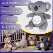 WOOPIE BABY Polar Bear Plush Toy with Projector Soother 15 Melodies