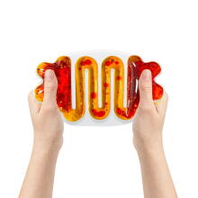 TULLO 706 Sensory Toy with Squishy Liquid Orange