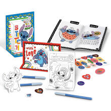 STITCH coloring and drawing set in backpack, 110674