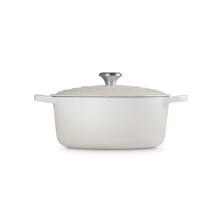 Čuguna katls apaļš &Oslash;34cm / 12L krēmkrāsa