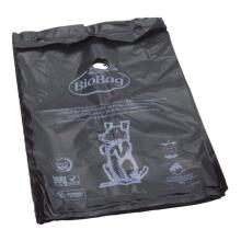ioBag Dog Art.267773 Dog waste bags compostable(5 pcs.) 20mkr. 20x32cm black