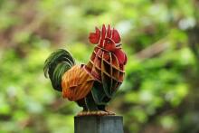 MAKEBUG 3D Paper puzzle rooster, MB-D-0015