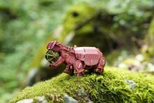 MAKEBUG 3D Paper puzzle hippo, MB-D-0019