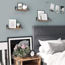 3 koka Loft piekārto plauktu komplekts
