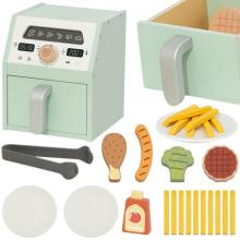 TOOKY TOY Wooden Air Fryer Oil-Free Fryer