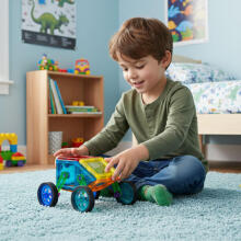 Magnetic Construction Blocks House & Car Set 48 Pieces