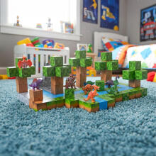 Magnetic Construction Blocks Set for Children 142 Pieces Cubes Dinosaurs