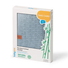 1673/04 BAMBOO BLANKET BLUE