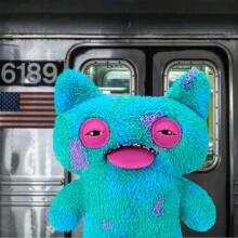 Fuggler Fugg Life 22 cm Plush Toy (Chum Chum) Art.268511 Funny Ugly Monster