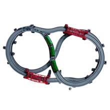 WOOPIE Modern Electric Train Track XXL Cargo Locomotive Set 128 pcs
