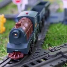 WOOPIE Electric Train Freight Locomotive Track XXL 90 pcs