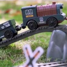 WOOPIE Electric Train Freight Locomotive Track XXL 90 pcs