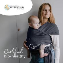 Boba Wrap Sling  Art.268692 Serenity Charcoal  Многофункциональный слинг - платок