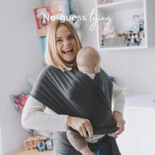 Boba Wrap Sling  Art.268692 Serenity Charcoal  Многофункциональный слинг - платок