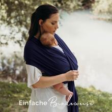 Boba Wrap Sling  Art.268693 Navy Blue  Многофункциональный слинг - платок