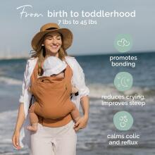 Boba Classic Baby Carrier Art.268700 Fox  Ķengursoma - aktīviem vecākiem gariem pārgājieniem