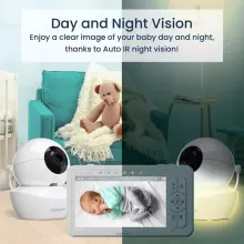 Babysense Video Baby Monitor with 3 Cameras Art.HDS2