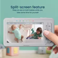Babysense Video Baby Monitor with 3 Cameras Art.HDS2