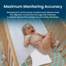 BabySense 8 Monitor Baby Monitor with Real Time No Breathing & Irregularity Art.268720 Монитор дыхания
