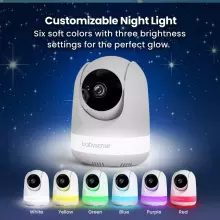 Babysense Video Baby Monitor Max View Pro Art.268721 Цифровая видеоняня с дисплеем с 2 камерами, без Wi-Fi, раздельным экраном, ночником и звуковым генератором