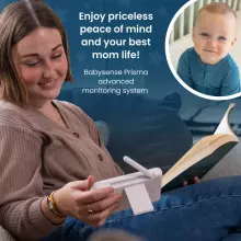 Babysense Video Baby Monitor Prisma Art.268724 Цифровая видеоняня с дисплеем с 1 камерой, без Wi-Fi, раздельным экраном, ночником и звуковым генератором