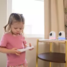 Babysense Video Baby Monitor Prisma Art.268724 Цифровая видеоняня с дисплеем с 1 камерой, без Wi-Fi, раздельным экраном, ночником и звуковым генератором