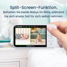 Babysense Video Baby Monitor Prisma Art.268724 Цифровая видеоняня с дисплеем с 1 камерой, без Wi-Fi, раздельным экраном, ночником и звуковым генератором