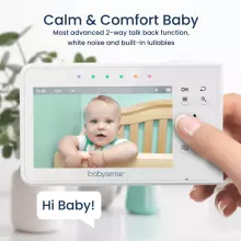 Babysense  Video Baby Monitor with 2 Cameras Art.V43 видеоняня с 2 камерами, без Wi-Fi, раздельным экраном и ночником