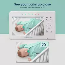 Babysense  Video Baby Monitor with 2 Cameras Art.V43 видеоняня с 2 камерами, без Wi-Fi, раздельным экраном и ночником