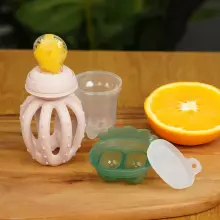 Haakaa Octopus Freeze-N-Feed Mini Combo Art.BHK150-PG Green Silikona svaiga ēdiena barotājs