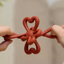 Haakaa Silicone Teether Clover Art.TPS038-C Augstākas kvalitātes - silikona grabulis (100% dabisks)