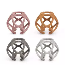 Haakaa Silicone Teething Ball  Art.TPS017-R Rust  Силиконовая погремушка (100% натуральная)