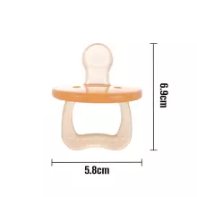Haakaa Silicone Dummy  Art.TPS031 Amber  Anatomiskā/ortopēdiskā lateksa māneklītis 3+ mēn,1 gab