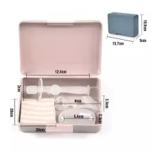 Haakaa Infant Oral Care Kit Art.BHK024-BH Blush  Набор для гигиены первых зубок и полости рта