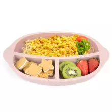 Haakaa Silicone Divided Plate Art.UTE27-BH Blush Plate