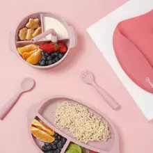 Haakaa Silicone Cutlery Set Art.UTE74-R Rust Soft silicone spoon (2 pcs.)