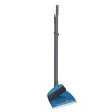Dustpan with brush and handle