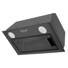 Under-cabinet kitchen hood 52 cm black BE-50
