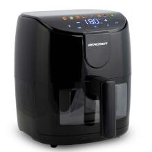 Eļļas brīvais friteuze Gaisa friteuze 4l Berdsen 1500W BD-658 melns