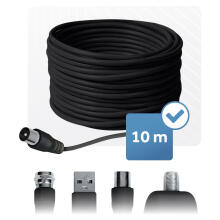 Внутренняя и наружная телевизионная антенна Ultra HD 4K Berdsen BD-955 черная