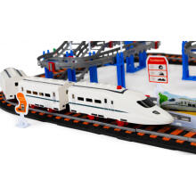 Eco Toys Electric Railway Art.HC518969 Dzelceļš ar skaņas un mūzikas efektiem
