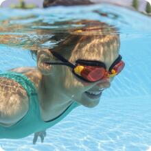 Swimming Goggles for Children Red Bestway 21005