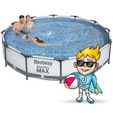 Bestway 56416 366 x 76 cm Frame Pool 16 in 1 + Bubble Machine FREE