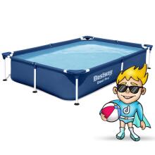 Прямоугольный каркасный бассейн 221x150x43 см 16в1 Bestway 56401N