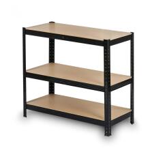 Metal warehouse shelf 180 x 90 x 40 cm Humberg HR-813 black