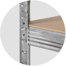 Metāla uzglabāšanas plaukts 150 x 75 x 30 cm Humberg HR-810