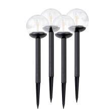 Solar lamp transparent ball 4pcs Ilumen LS-103