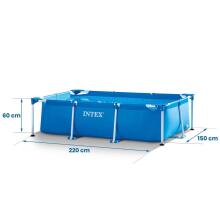 Intex 28270 2-in-1 rāmis baseins 220 x 150 x 60 cm