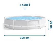 Каркасный бассейн Prism Frame 305 x 76 см INTEX 26700